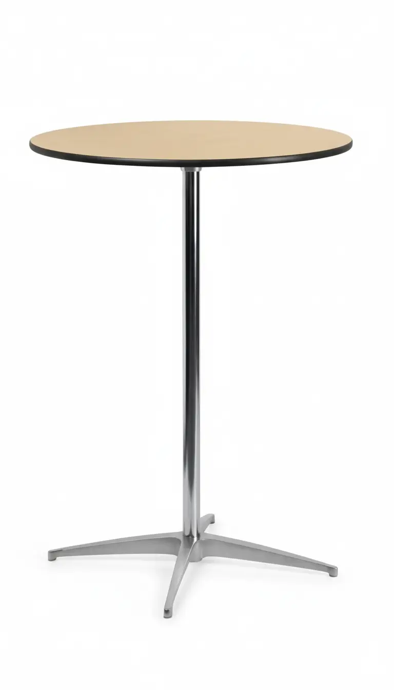 Highboy cocktail table rentals for weddings and corporate events in Chicagoland and Northwest Indiana