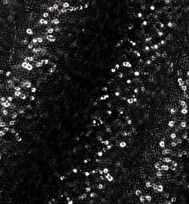 Black sequin tablecloth rental for formal events and galas in Chicago suburbs