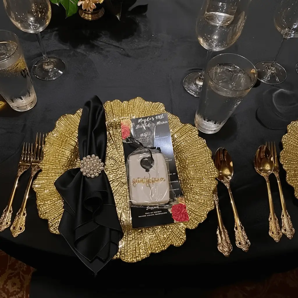 Flatware rentals for formal dinners and weddings in Chicago suburbs and Northwest Indiana