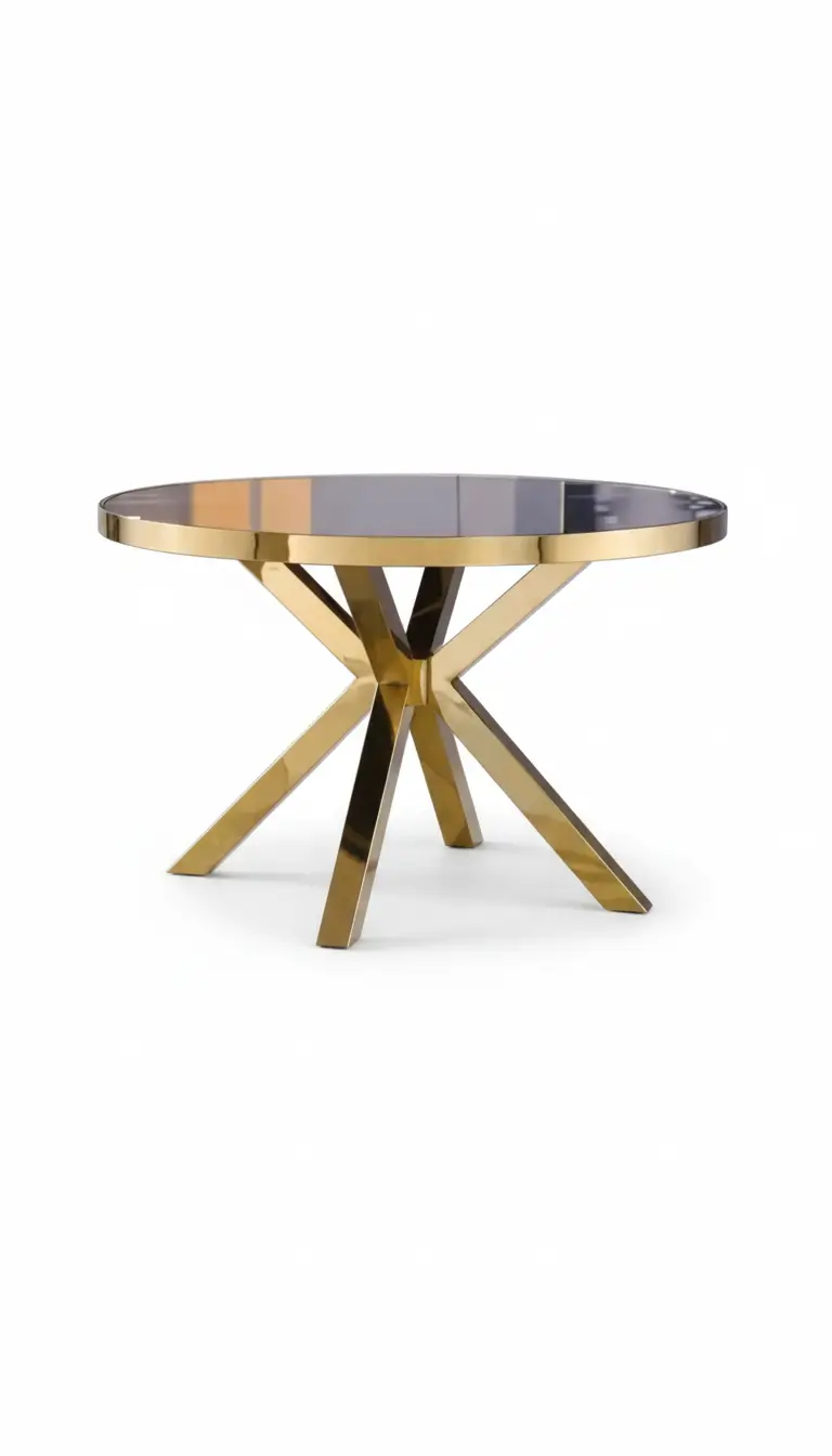 Gold and black cake table rental for galas and celebrations in Northwest Indiana