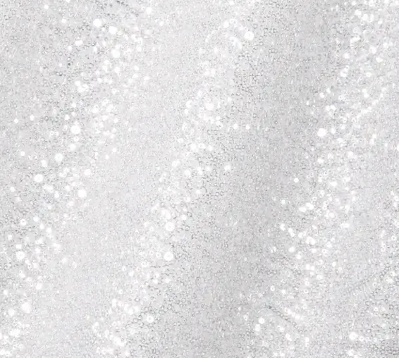 White sequin tablecloth rental for weddings and galas in Chicagoland