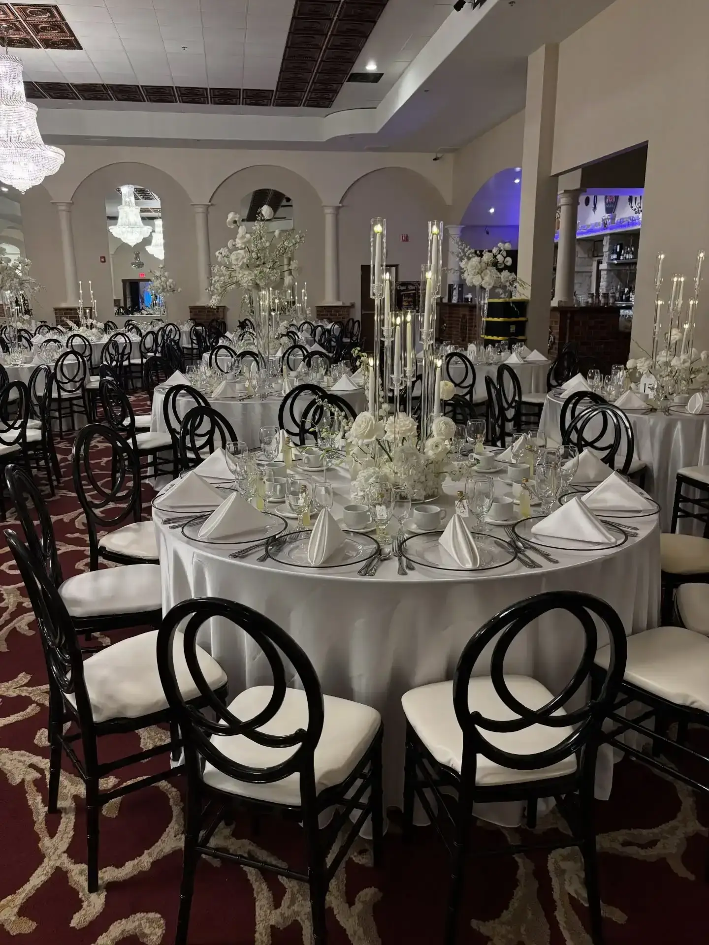 Black Phoenix chair rental for weddings and events in Chicago Naperville IL