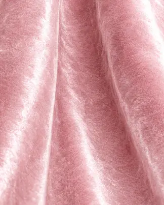 Blush pink velvet linen rental for weddings and quinceañeras in Chicagoland