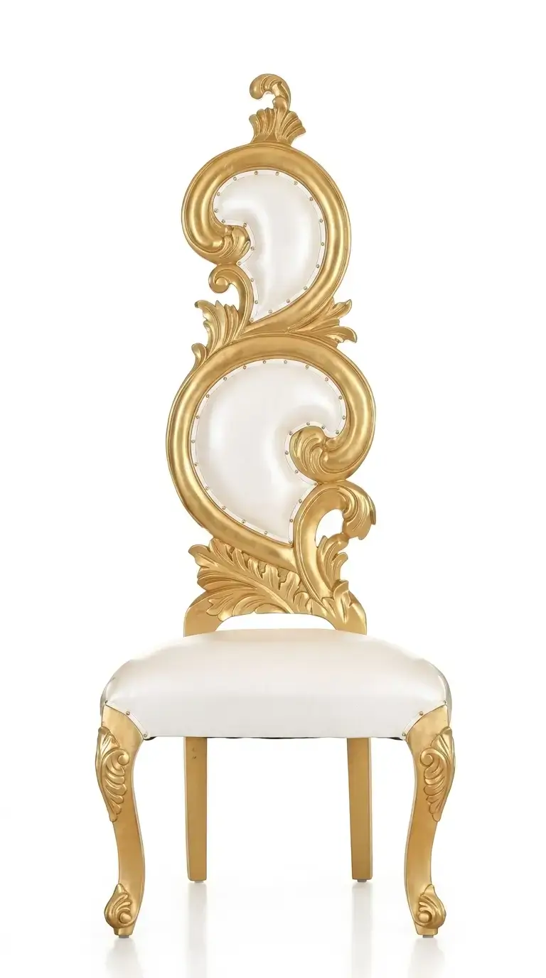 Cleopatra throne chair rental for quinceañeras and birthday parties in Chicagoland