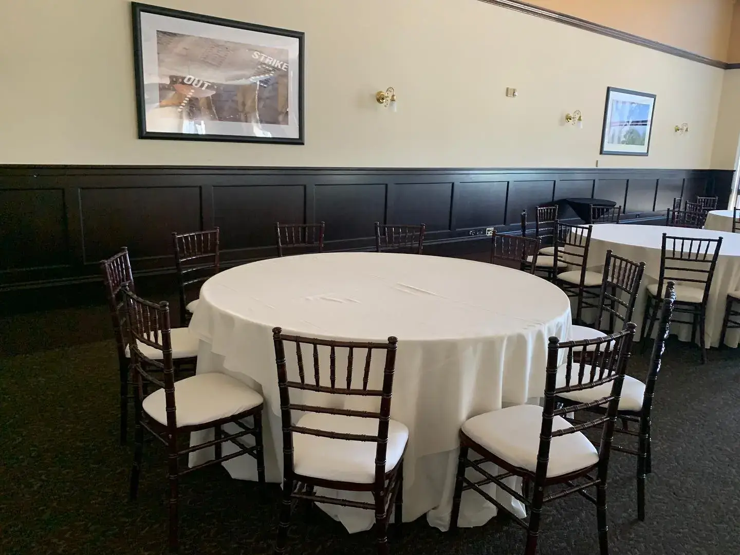Brown chiavari chair rental for weddings and events Chicagoland IL