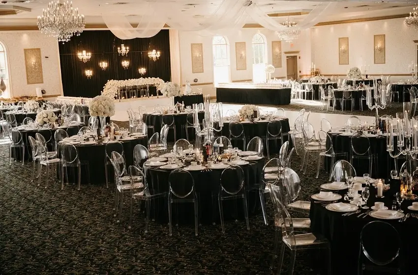 Full wedding reception setup rentals Chicago Naperville Chicagoland IL