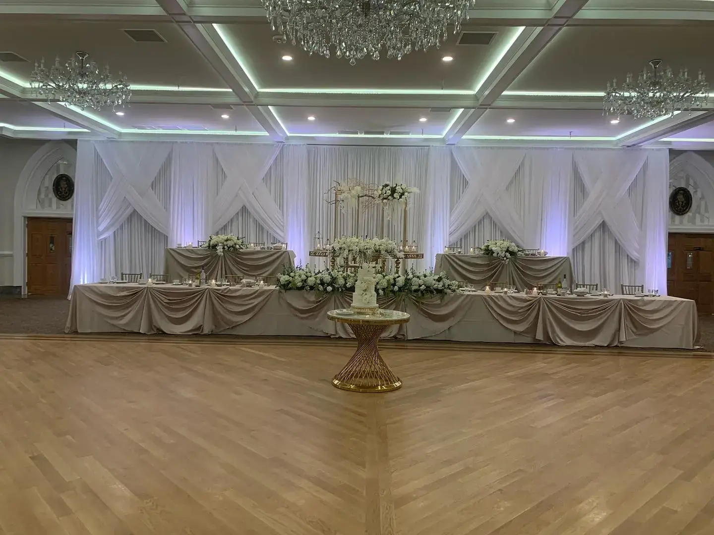Wedding reception event rentals chairs linens tables Chicagoland IL