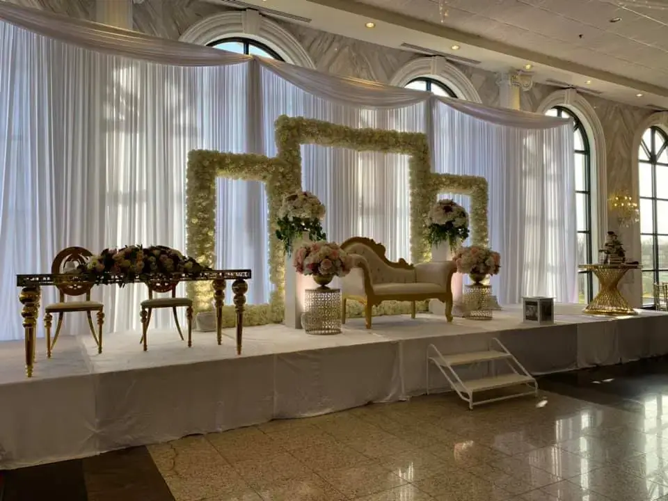 Wedding reception rental setup Chicagoland and Northwest Indiana