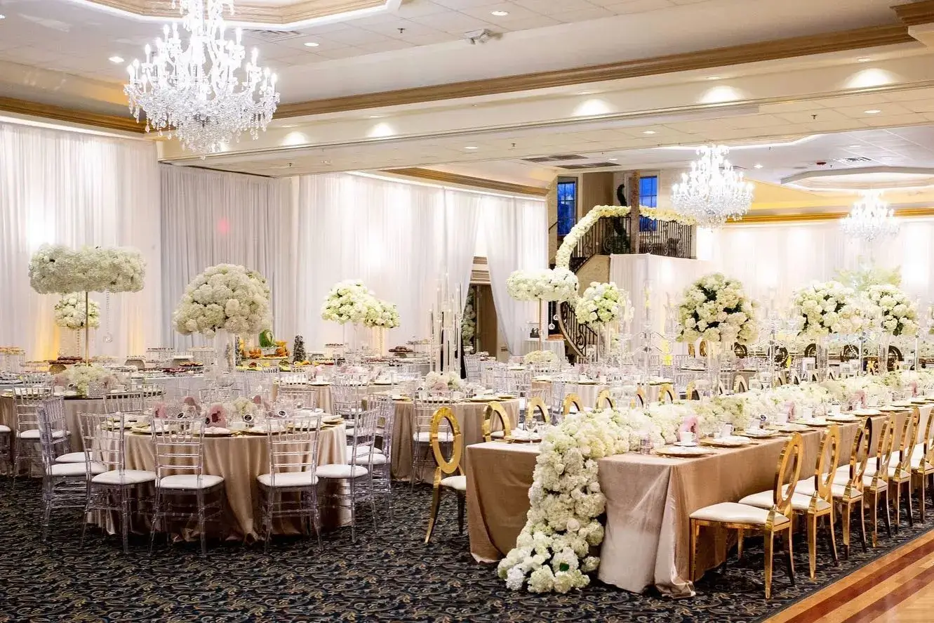Wedding reception setup rentals Chicago Naperville Chicagoland IL